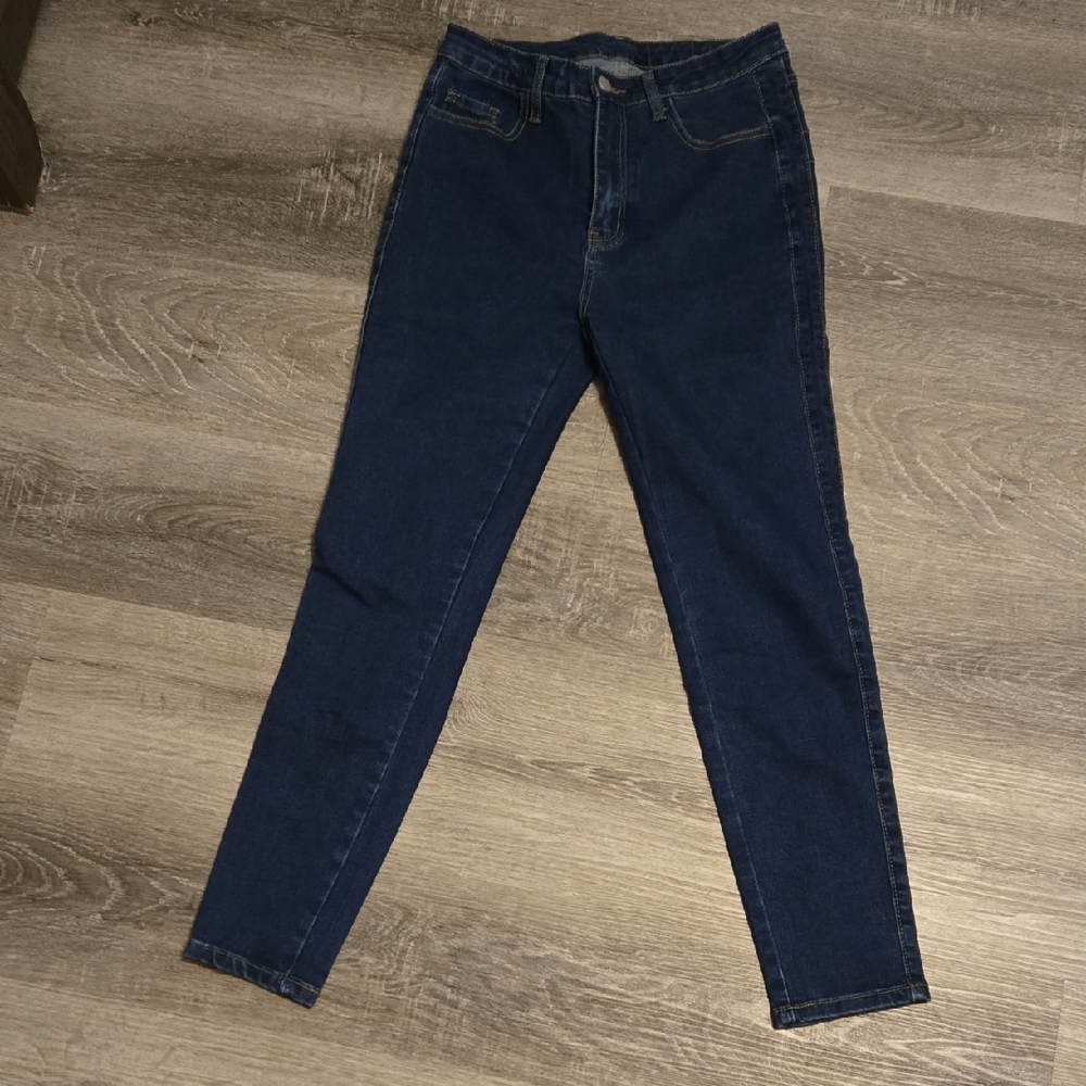Stylish Dark Blue Women's Skinny Jeans